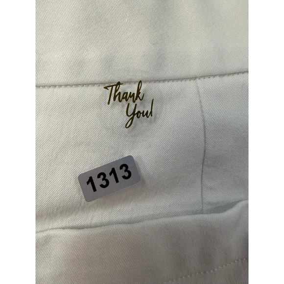 SPANX White Ponte Pull On Pants Straight Leg Stretch Career Casual Officecore - Picture 14 of 14